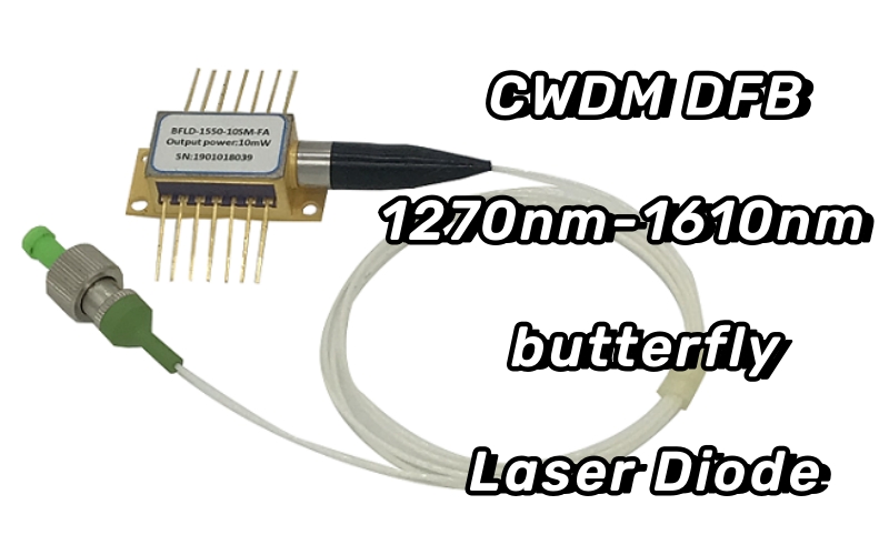 CWDM(1270nm-1610nm)1625nm 1650nm DFB 14PIN butterfly Laser Diode